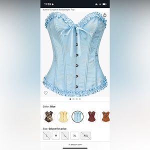 Blue Corset
